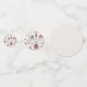 Confettis motif avec de mignons éléphants et girafes géant (Derrière)