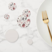 Confettis motif avec de mignons éléphants et girafes géant (Groupe)