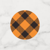 Confettis Motif chèque Halloween (Petit recto)