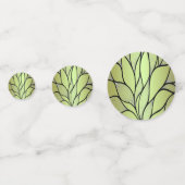 Confettis Motif Créatif Vert Olive (Derrière)