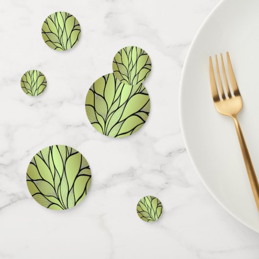 Confettis Motif Créatif Vert Olive (Groupe)