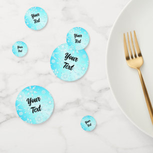 Confettis Motif Crystal Snowflakes