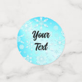 Confettis Motif Crystal Snowflakes (Petit recto)