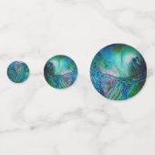 Confettis Motif d'Abalone Bleu (Devant)