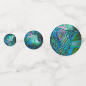 Confettis Motif d'Abalone Bleu (Derrière)