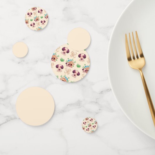 Confettis Motif de chien adorable (Groupe)