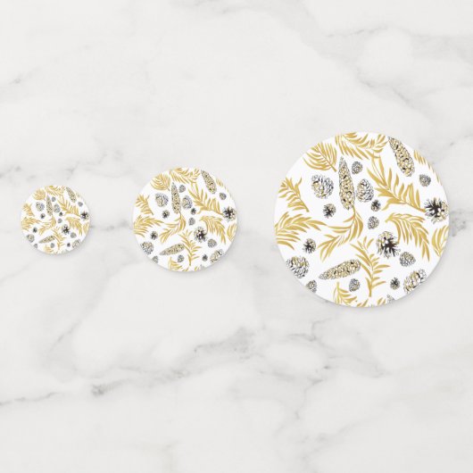 Confettis Motif de Noël, Pine Snow 5 (Derrière)