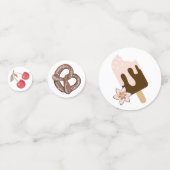 Confettis Motif de salades et douceurs (Derrière)