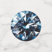 Confettis Motif Diamond bleu foncé (Petit recto)