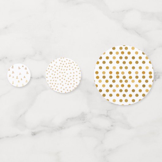 Confettis Motif d'or Grateful Script béni (Derrière)