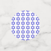 Confettis Motif du drapeau israélien (Petit recto)