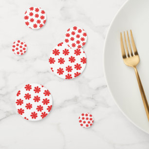 Confettis Motif Fleur Abstrait