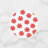 Confettis Motif Fleur Abstrait (Petit recto)