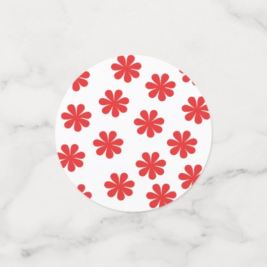 Confettis Motif Fleur Abstrait (Petit recto)