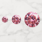 Confettis Motif rose diamant (Devant)