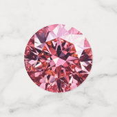 Confettis Motif rose diamant (Petit recto)