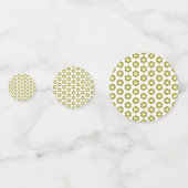 Confettis Motif Vert Olive (Devant)
