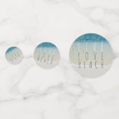 Confettis Motivationnelle Turquoise Bleu Océan Surf Vagues P (Derrière)