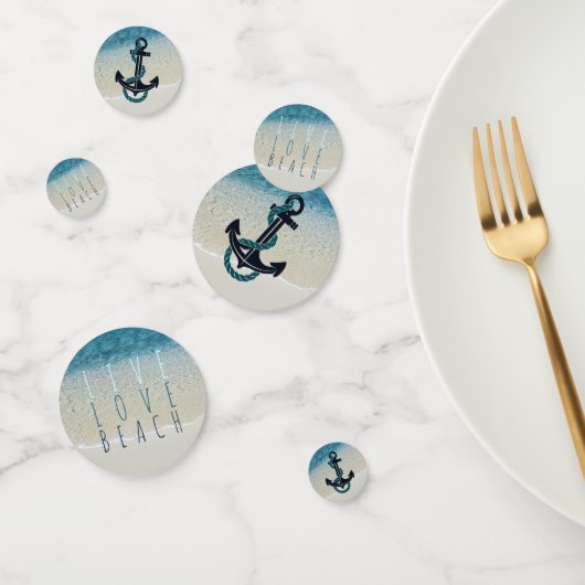 Confettis Motivationnelle Turquoise Bleu Océan Surf Vagues P (Groupe)