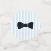 Confettis Moustache et Cravate Bow Baby shower garçon Confet (Petit recto)