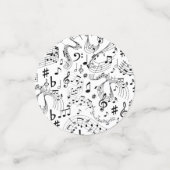 Confettis Music, notes musicales (Petit recto)
