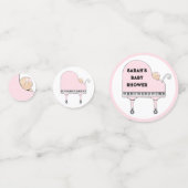 Confettis Musique baby shower (Devant)