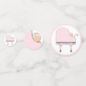 Confettis Musique baby shower (Derrière)