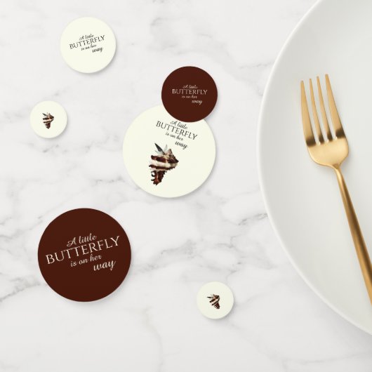 Confettis Nautique sous la coquille de mer désert papillon c (Groupe)