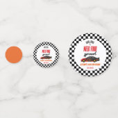 Confettis Nécessité de Speed Red Race Car 4e fête d'annivers (Derrière)