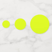 Confettis Neon Chartreuse couleur solide | Couleur tendance (Devant)