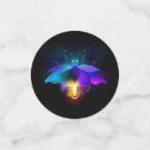 Confettis Neon Firefly sur noir (Petit recto)