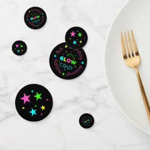 Confettis Neon Glow dans l'obscurité fête d'anniversaire Con