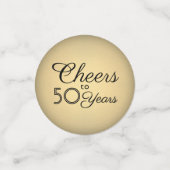 Confettis N'IMPORTE QUEL Anniversaire Chevauche Élégante Noi (Petit recto)