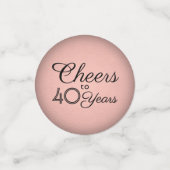 Confettis N'IMPORTE QUEL Anniversaire Chevauche Élégante tab (Petit recto)