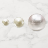 Confettis Noce de perles élégantes et de prosecco  (Derrière)