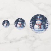 Confettis Noël de la forêt d'hiver (Devant)