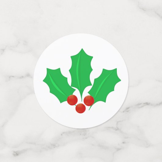 Confettis Noël du Père Noël et des elfes mignons (Petit recto)