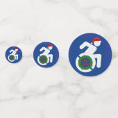 Confettis Noël Handicapé (Derrière)