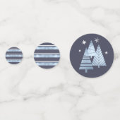 Confettis Noël Joyeux Vacances Antlers Blue ID864 (Devant)