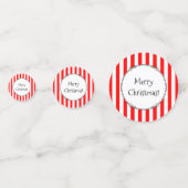 Confettis Noël Santa Hat Allemand Berger Chien mignonne (Derrière)