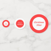 Confettis Noël scandinave Cheval Rocse Custom (Devant)