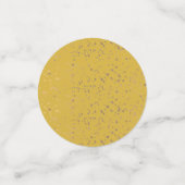 Confettis Noir blanc et or Elegance esthétique (Petit recto)