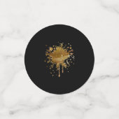 Confettis Noir & Or  (Petit recto)