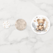 Confettis Nous pouvons attendre un Baby shower neutre pour l (Devant)