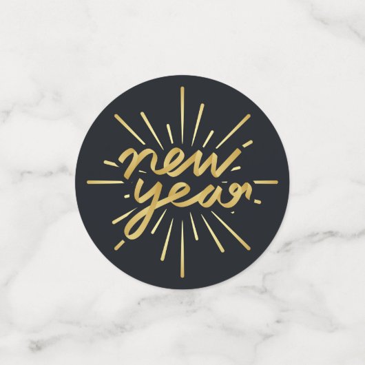 Confettis Nouvel An (Petit recto)