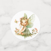 Confettis Nouvel anniversaire de la fée mignonne (Petit recto)