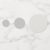 Confettis Nuances de Gris Argenté avec des Points (Derrière)