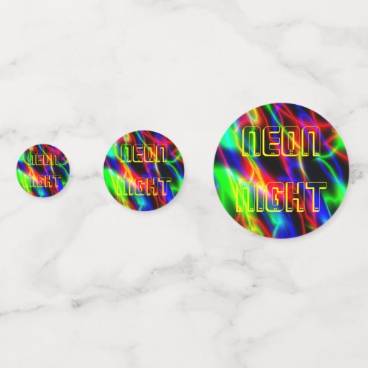 Confettis Nuit Neon (Derrière)