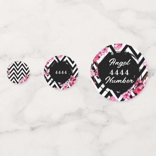 Confettis Numéro d'ange "4444" (Derrière)