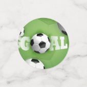 Confettis Objectif football balle (Petit recto)